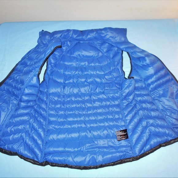 Black REAL GOOSE DOWN 90% and Feathers 10% Puffer Vest (M) Medium - Picture 11 of 14